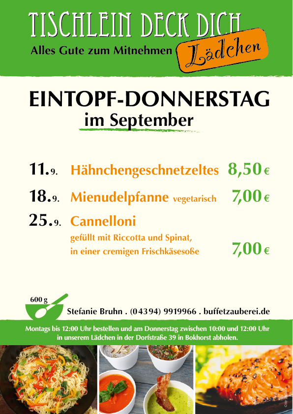 Eintopftag im September