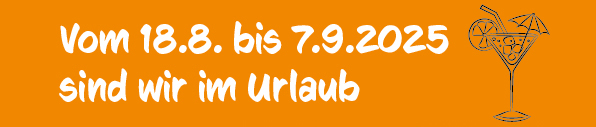 Uraub vom 18.08.-7.09.